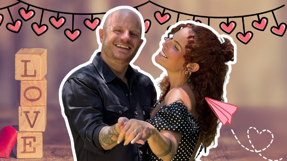 Delia García y Facundo anuncian su compromiso.