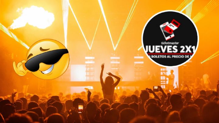 Jueves de 2x1 en Ticketmaster: Conciertos, deportes, teatro y más, boletos GRATIS, HOY 7 de agosto de 2025