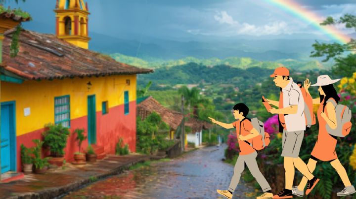 ¿Cómo sería el Pueblo de Xilitla si fuera una ciudad futurista, según la Inteligencia Artificial?