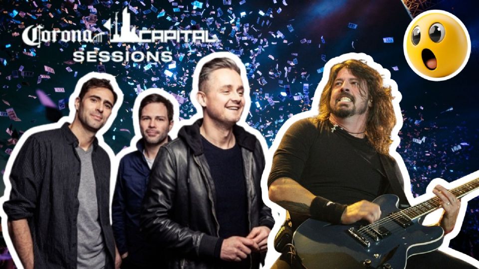 Foo Fighters, Keane, Phoenix brillarán en el Corona Capital Sessions 2025, un evento musical que se presentará en Guadalajara, Mérida y Monterrey.