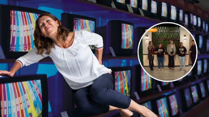 VIDEO: Conductora sufre caída en pleno programa en sección fitness