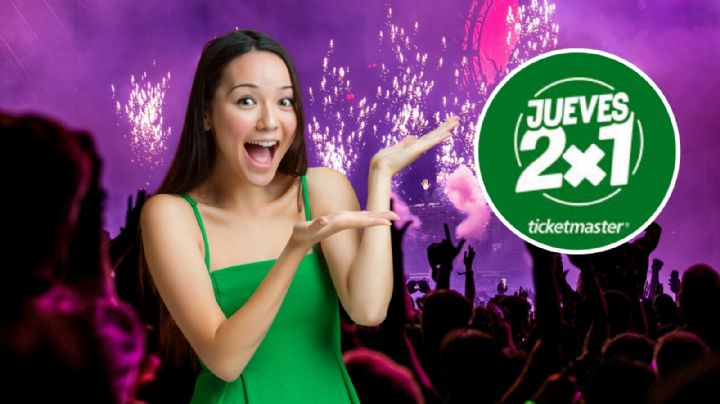 Jueves 2x1 de Ticketmaster hoy 29 de enero de 2026. Lista de conciertos con boletos gratis en México