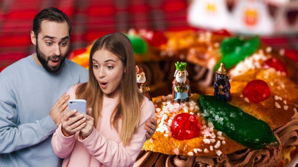 Rosca de Reyes el día que se debe partir.