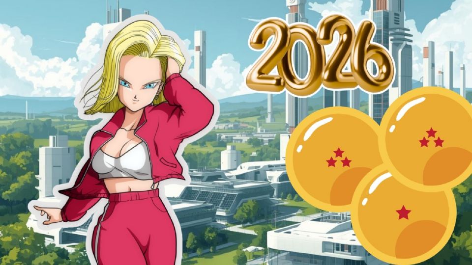 Así se vería Androide 18 de Dragon Ball en el 2026.
