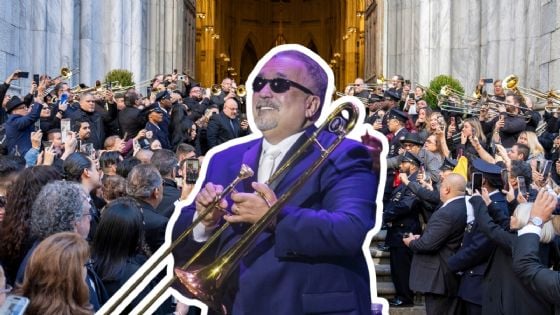Así fue el emotivo funeral de Willie Colón, al ritmo de la música, los trombones no dejaron de sonar