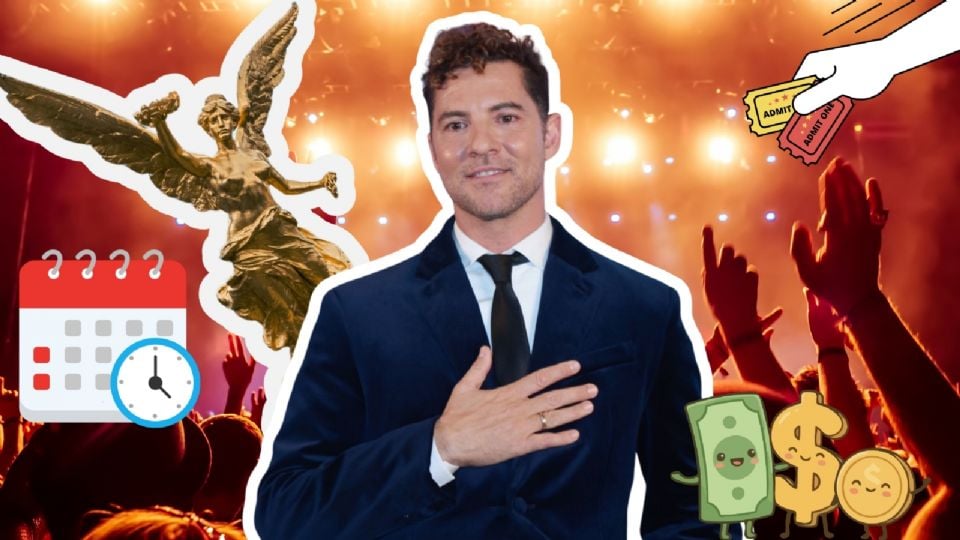 David Bisbal México 2026, todo sobre sus conciertos en el país,